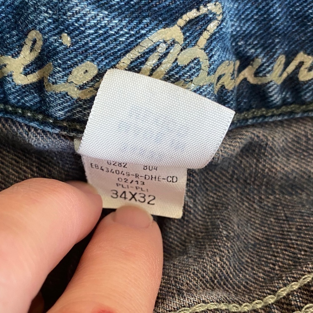EDDIE BAUER Relaxed Fit Jeans 32x30 Logo Patch - Picture 6 of 7